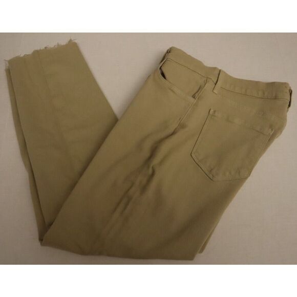 L'agence Women's Sz 29 Limestone Sada High-Rise Crop Slim Straight Jeans $255 - Picture 5 of 9